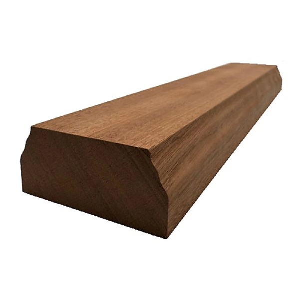 Ungrooved Dark Hardwood TB Baserail